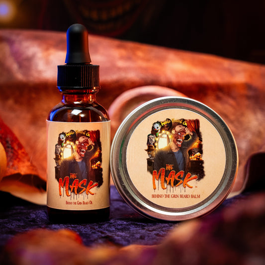 The Mask - Beard Oil & Balm Kit - Blood Orange, Cream Soda, Bourbon-Soaked Oak