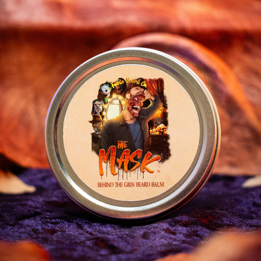 The Mask - Beard Balm - Blood Orange, Cream Soda, Bourbon-Soaked Oak