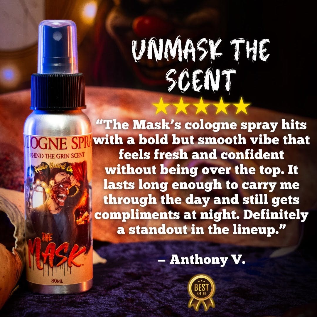 The Mask - Cologne - Blood Orange, Cream Soda, Bourbon-Soaked Oak