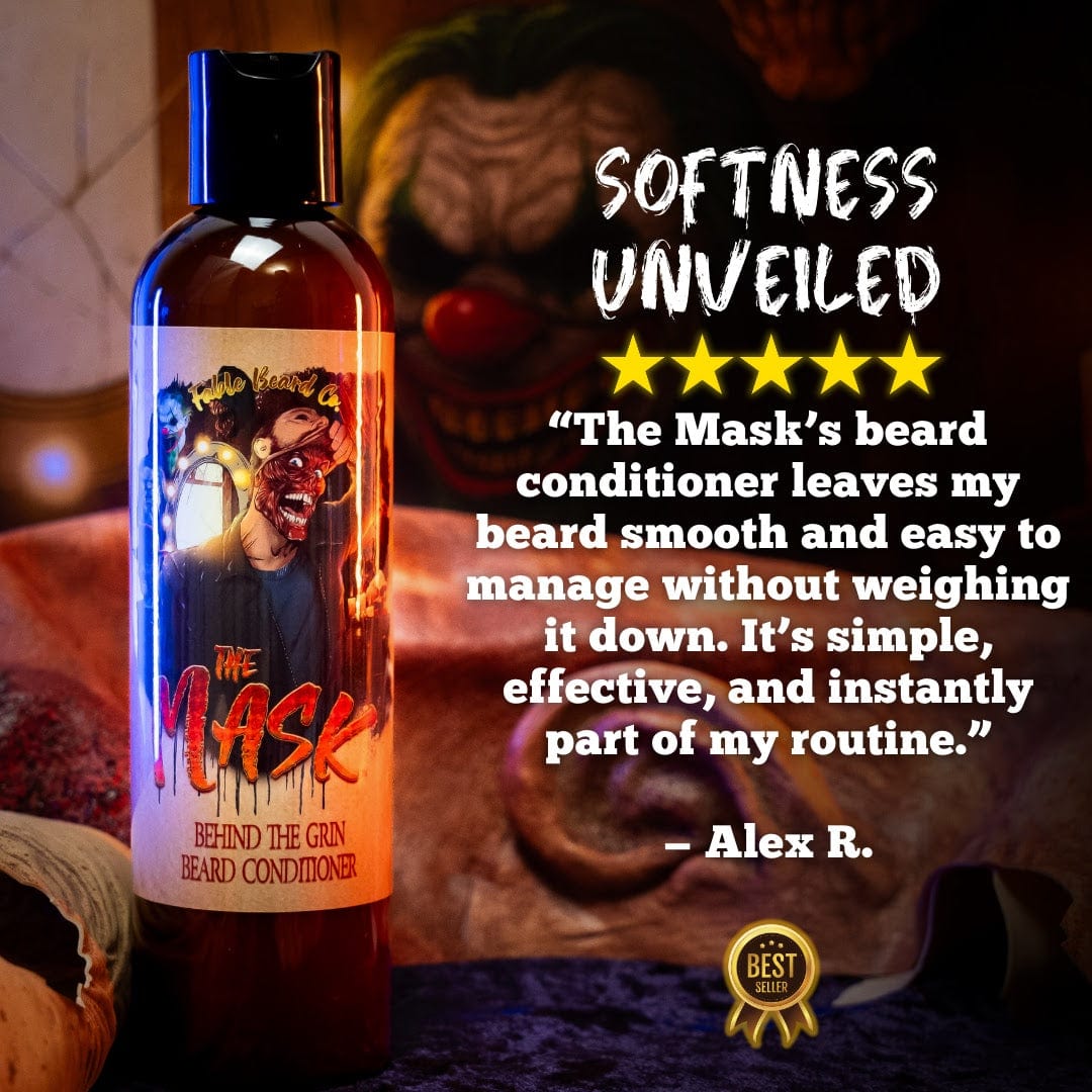 The Mask - Beard Conditioner - Blood Orange, Cream Soda, Bourbon-Soaked Oak
