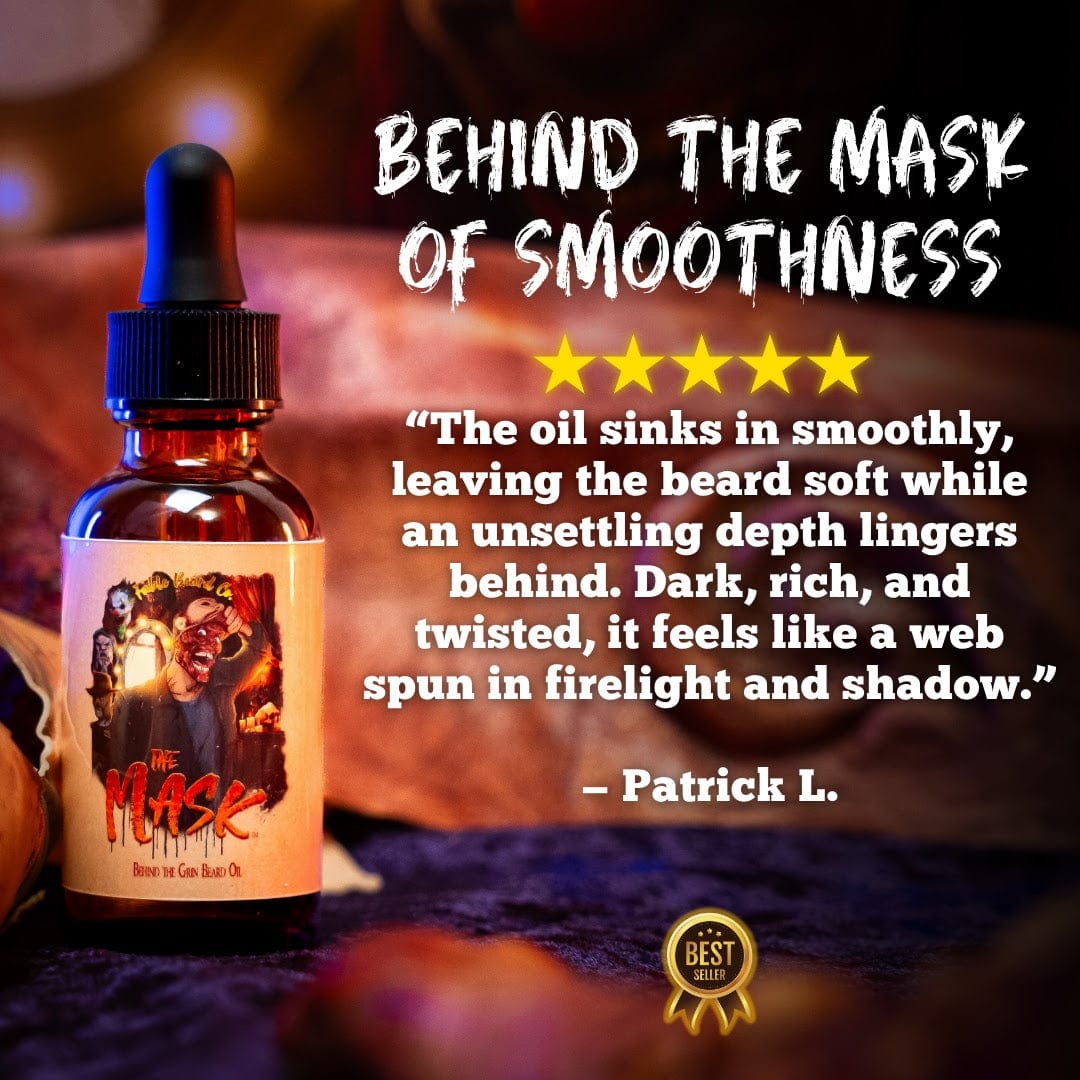 The Mask - Beard Oil - Blood Orange, Cream Soda, Bourbon-Soaked Oak