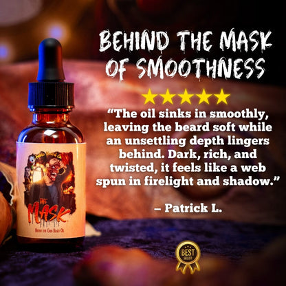 The Mask - Beard Oil - Blood Orange, Cream Soda, Bourbon-Soaked Oak