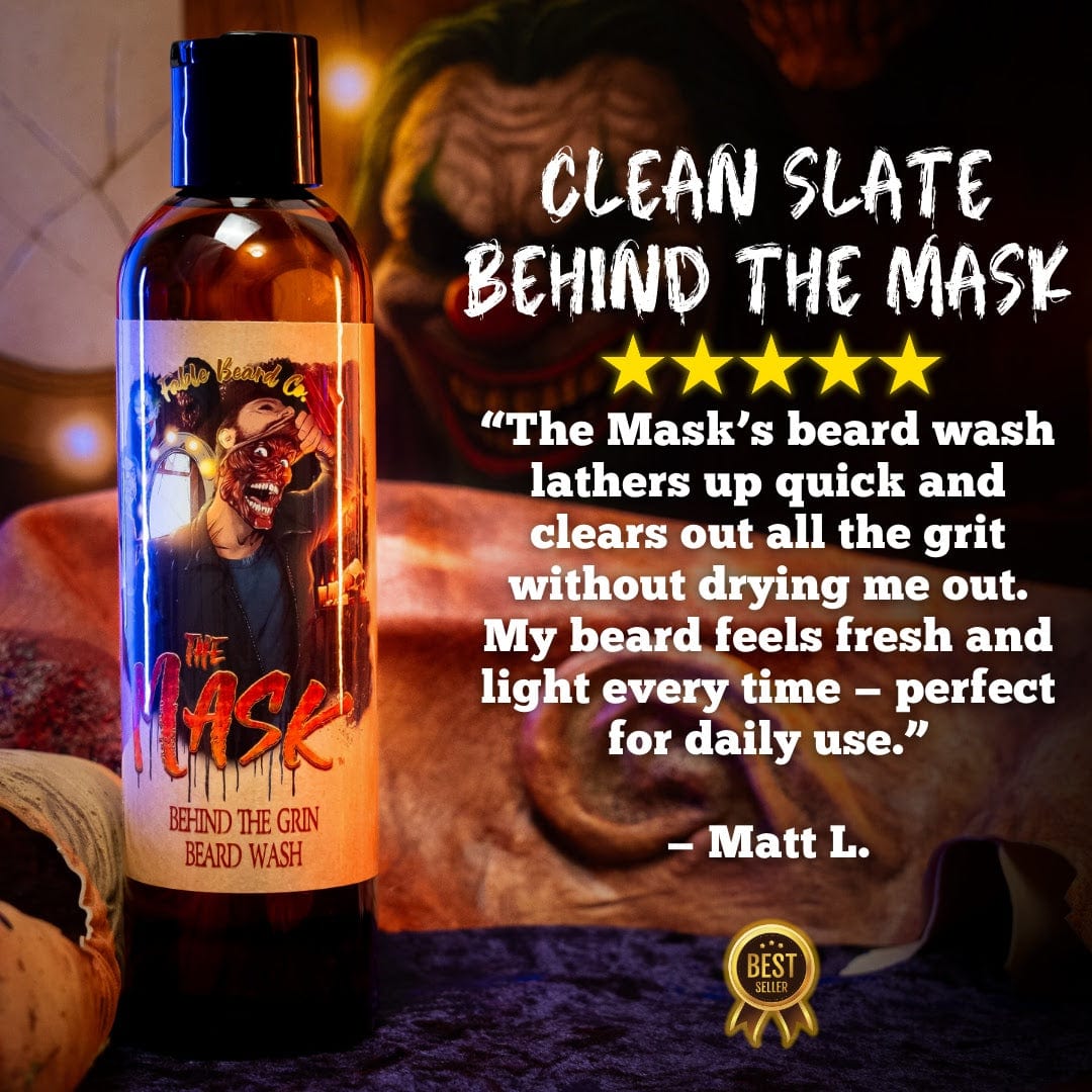 The Mask - Beard Wash - Blood Orange, Cream Soda, Bourbon-Soaked Oak
