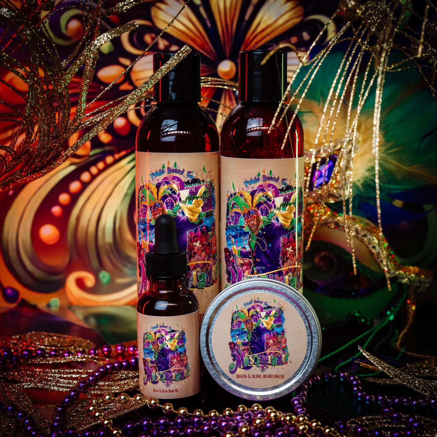 The Masquerader - Complete Balm Kit - Butterscotch Liqueur, Delicate Bourbon, Marshmallow Root