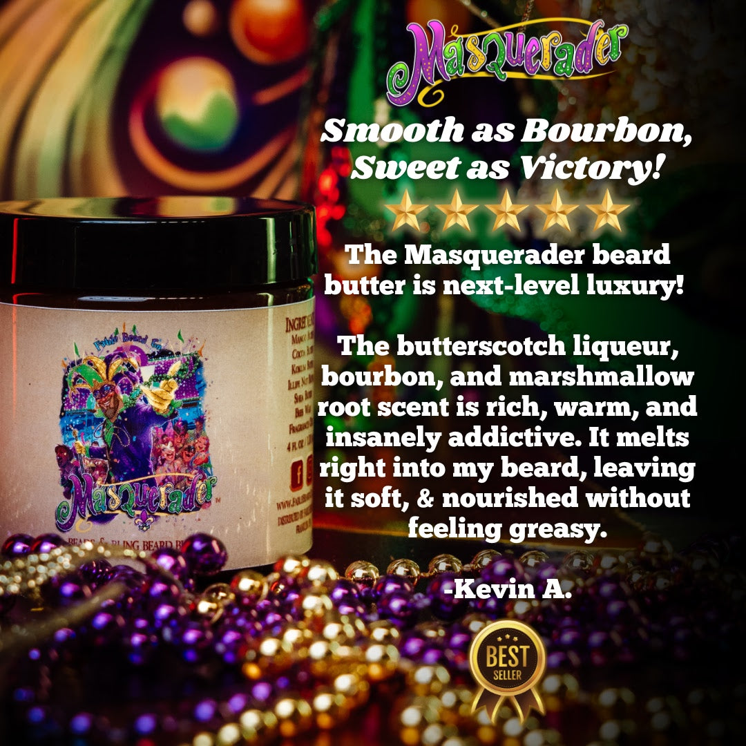 The Masquerader - Beard Butter - Butterscotch Liqueur, Delicate Bourbon, Marshmallow Root