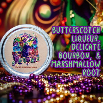 The Masquerader - Beard Balm - Butterscotch Liqueur, Delicate Bourbon, Marshmallow Root