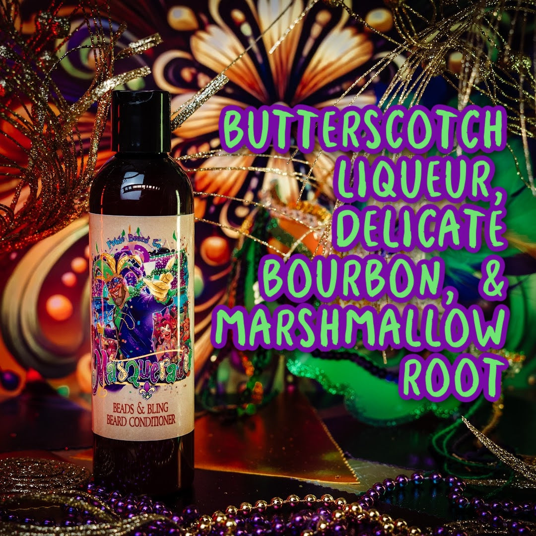 The Masquerader - Beard Conditioner - Butterscotch Liqueur, Delicate Bourbon, Marshmallow Root