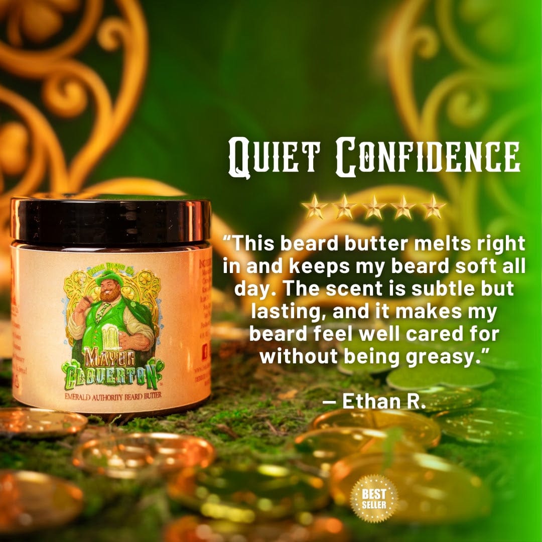 Mayor Cloverton - Beard Butter - Refreshing Rosemary, Mossy Cedarwood, Aromatic Coriander