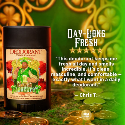 Mayor Cloverton - Deodorant - Refreshing Rosemary, Mossy Cedarwood, Aromatic Coriander