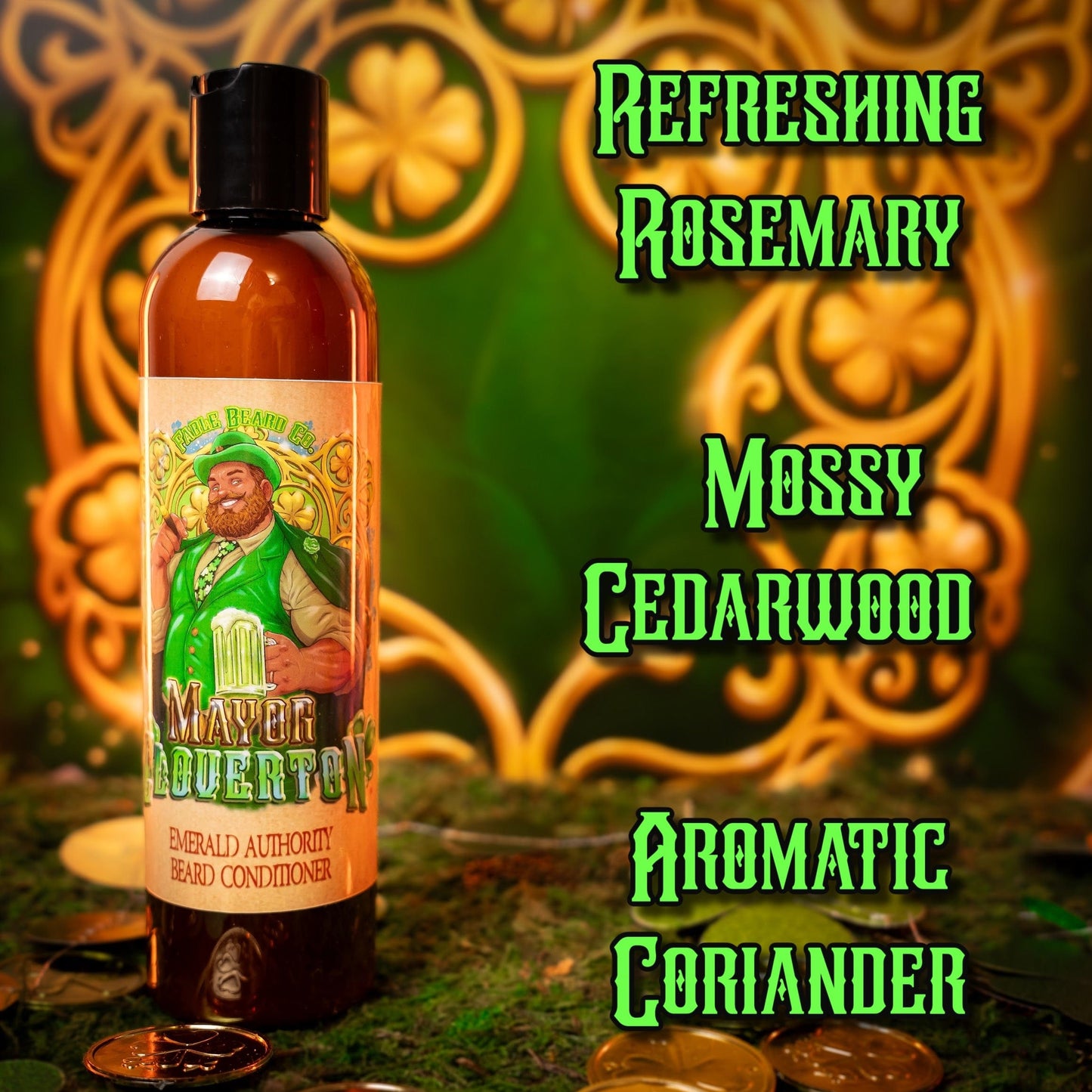 Mayor Cloverton - Beard Conditioner - Refreshing Rosemary, Mossy Cedarwood, Aromatic Coriander