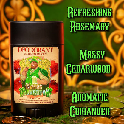 Mayor Cloverton - Deodorant - Refreshing Rosemary, Mossy Cedarwood, Aromatic Coriander