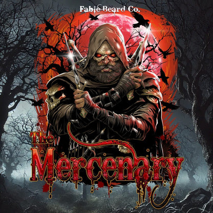 The Mercenary - Deodorant - Fiery Leather Woods, Blood Money Sage, Seductive Amber, Stealthy Sandalwood