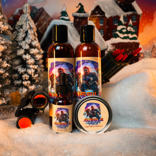 Missile Toe - Complete Balm Kit - Red Holly Berries, Crisp Pinecones, Blackberry Puree