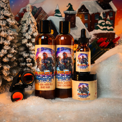 Missile Toe - Complete Butter Kit - Red Holly Berries, Crisp Pinecones, Blackberry Puree