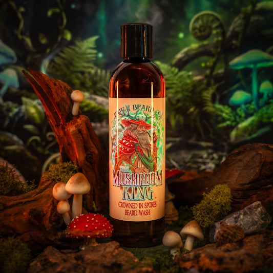 Mushroom King - Beard Wash - Mystical Clary Sage, Cozy Nutmeg, Wild Red Oak