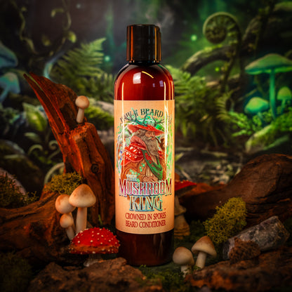 Mushroom King - Beard Conditioner - Mystical Clary Sage, Cozy Nutmeg, Wild Red Oak