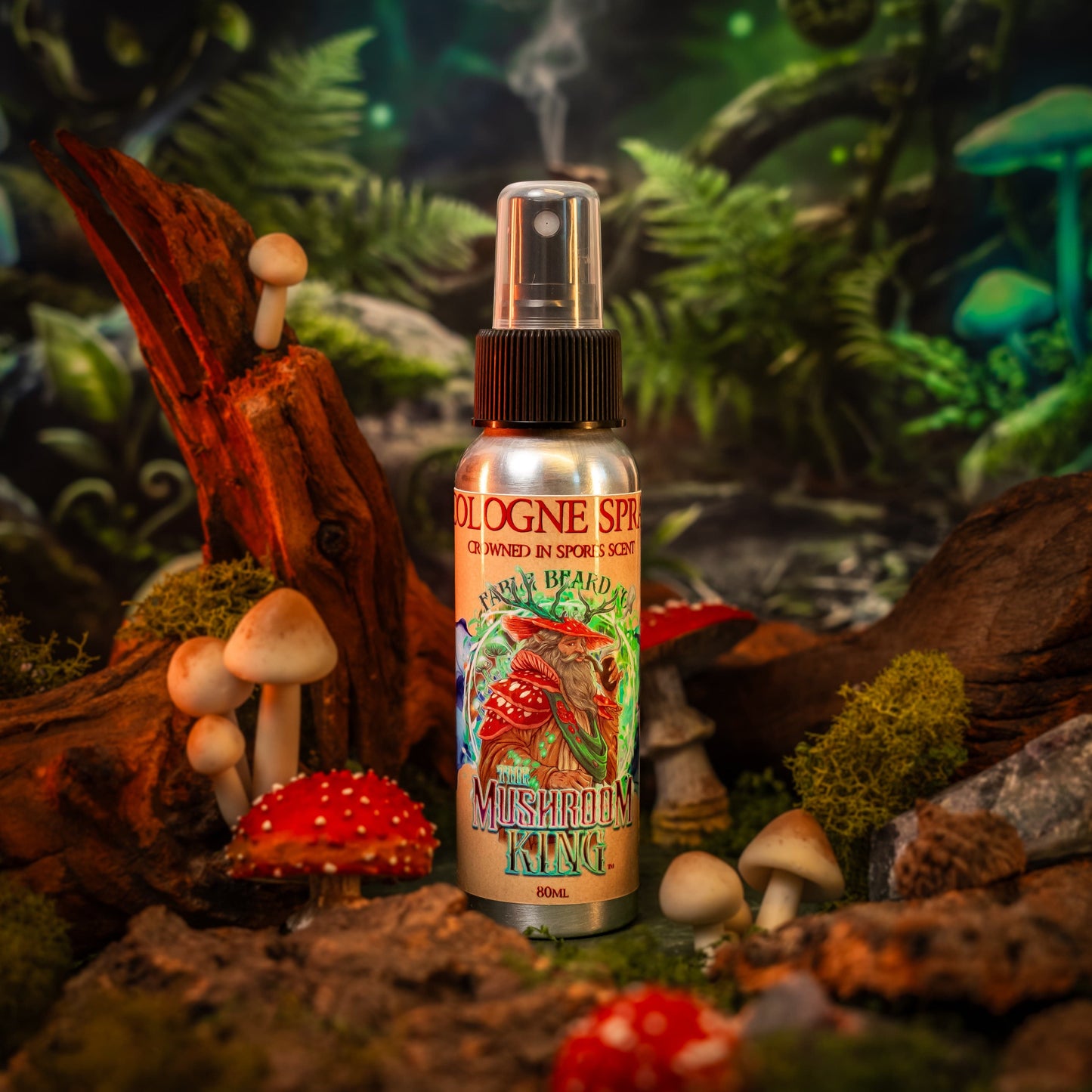 Mushroom King - Cologne - Mystical Clary Sage, Cozy Nutmeg, Wild Red Oak