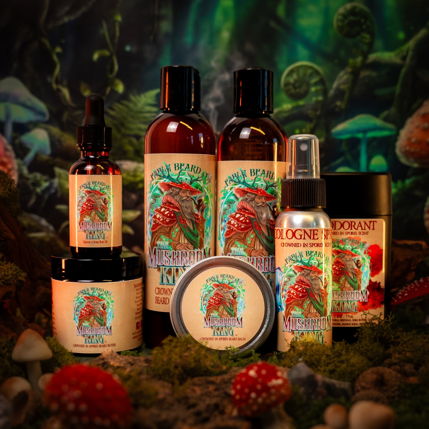 Mushroom King - Ultimate Bundle - Mystical Clary Sage, Cozy Nutmeg, Wild Red Oak