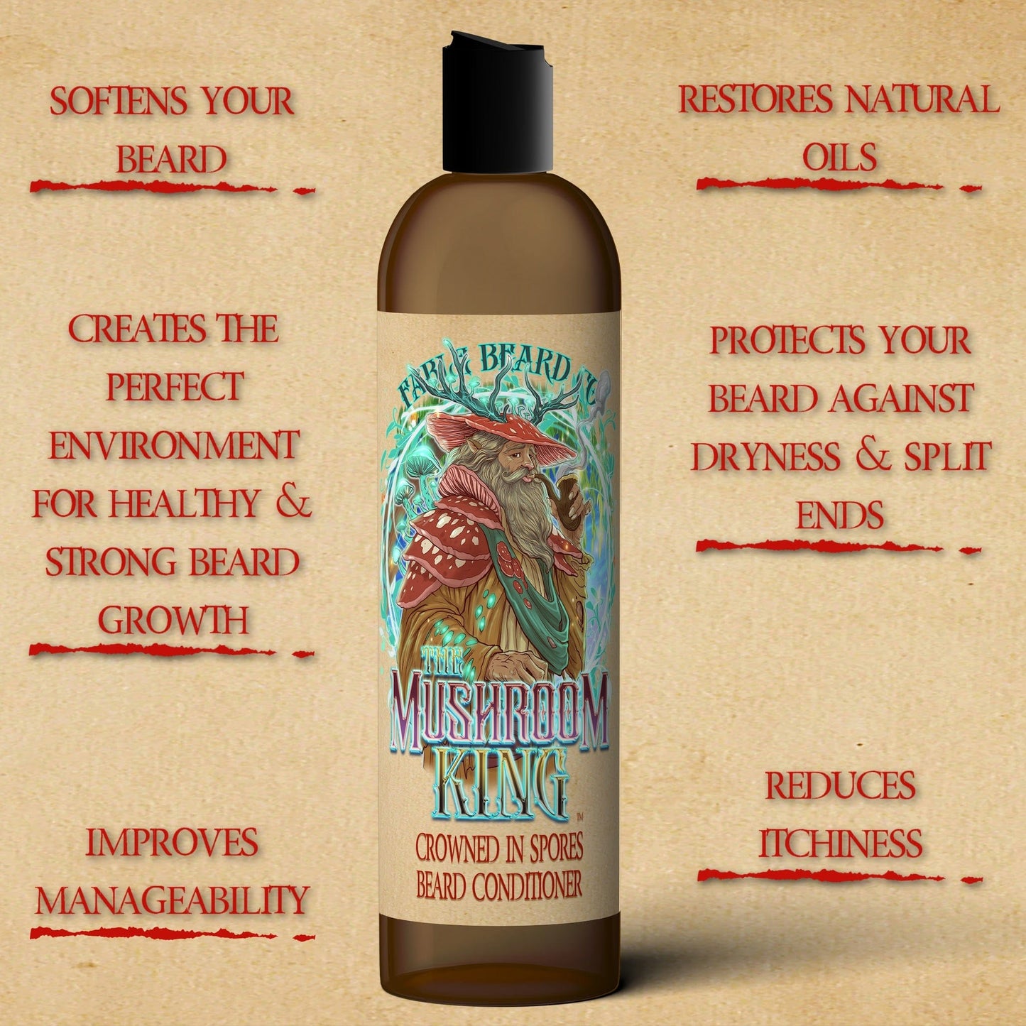 Mushroom King - Complete Balm Kit - Mystical Clary Sage, Cozy Nutmeg, Wild Red Oak