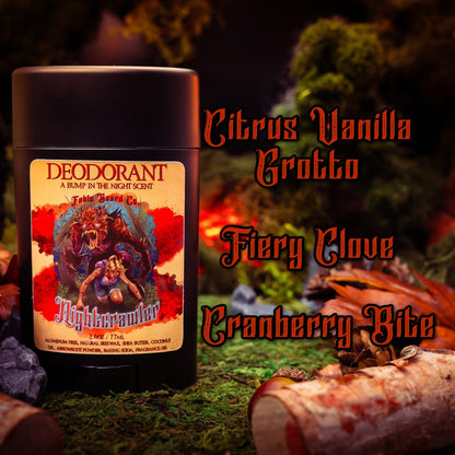 Nightcrawler - Deodorant - Citrus Vanilla Grotto, Fiery Clove, Cranberry Bite