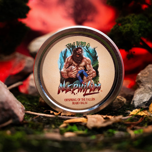 The Nephilim - Beard Balm - Ancient Amber, Rain-Drenched Tree Bark, Deep Oud, & Jasmine Petals