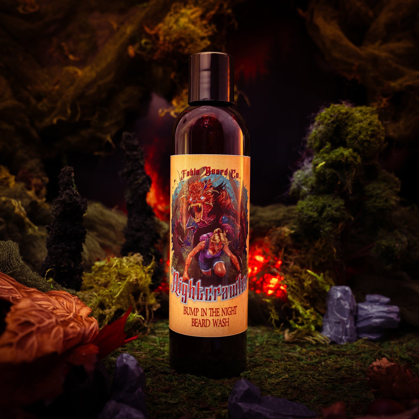 Nightcrawler - Beard Wash - Citrus Vanilla Grotto, Fiery Clove, Cranberry Bite