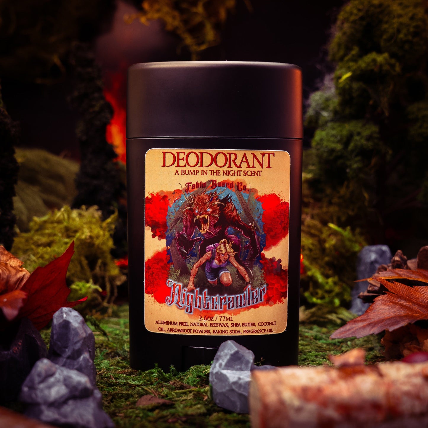 Nightcrawler - Deodorant - Citrus Vanilla Grotto, Fiery Clove, Cranberry Bite
