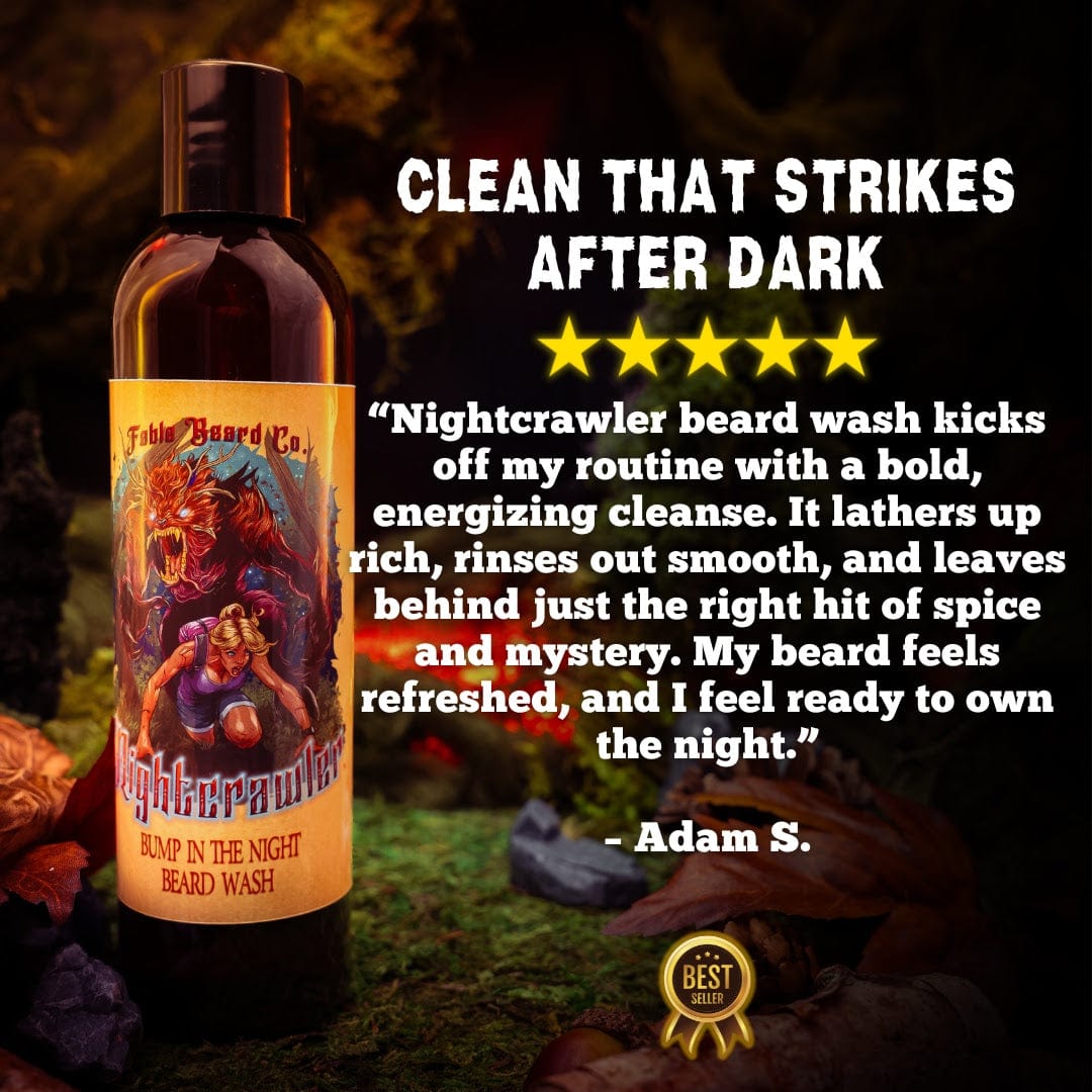 Nightcrawler - Beard Wash - Citrus Vanilla Grotto, Fiery Clove, Cranberry Bite