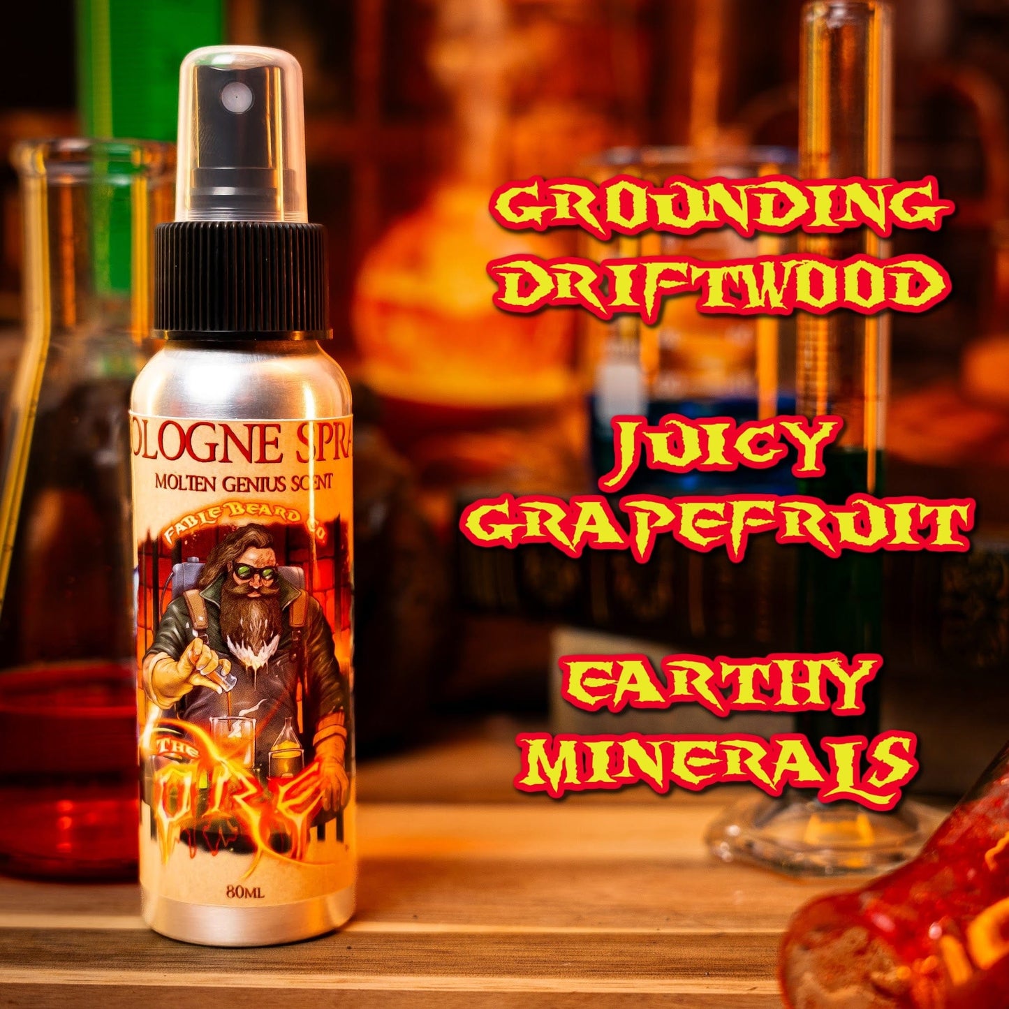 The Ore - Cologne - Grounding Driftwood, Juicy Grapefruit, Earthy Minerals