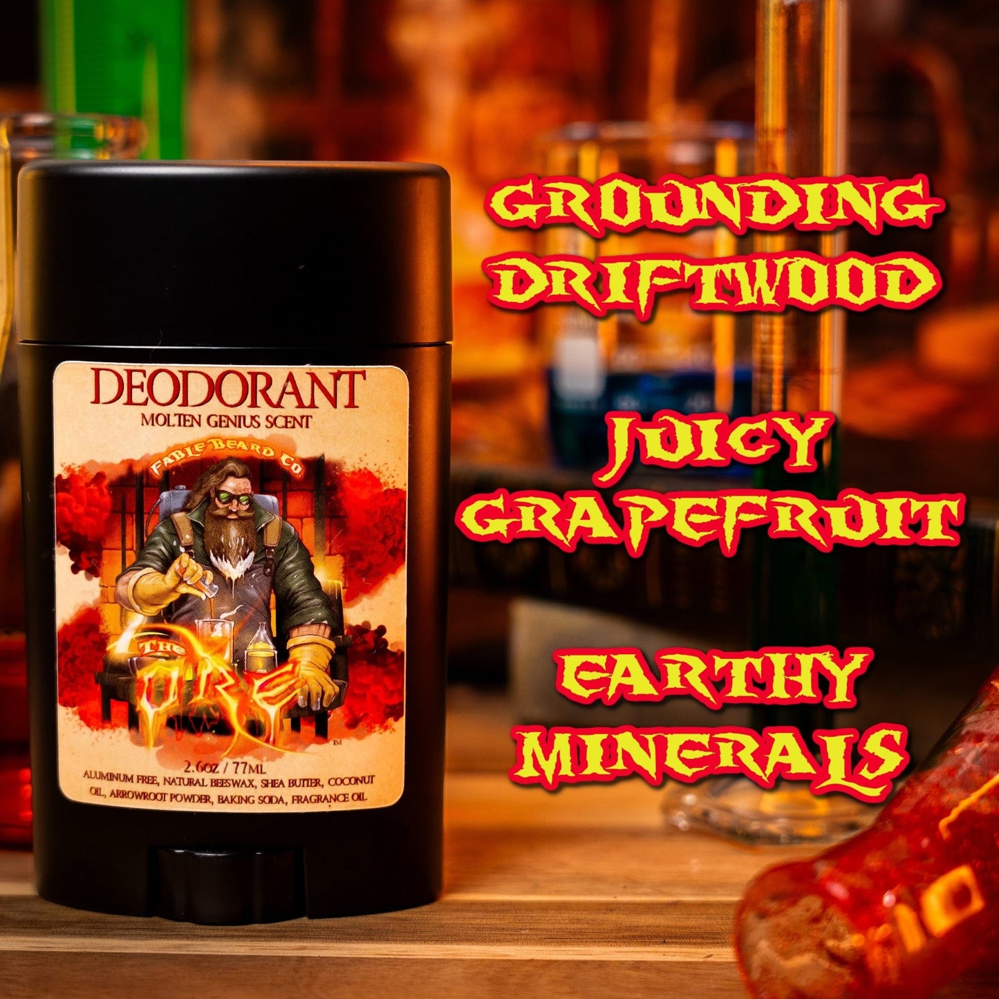 The Ore - Deodorant - Grounding Driftwood, Juicy Grapefruit, Earthy Minerals