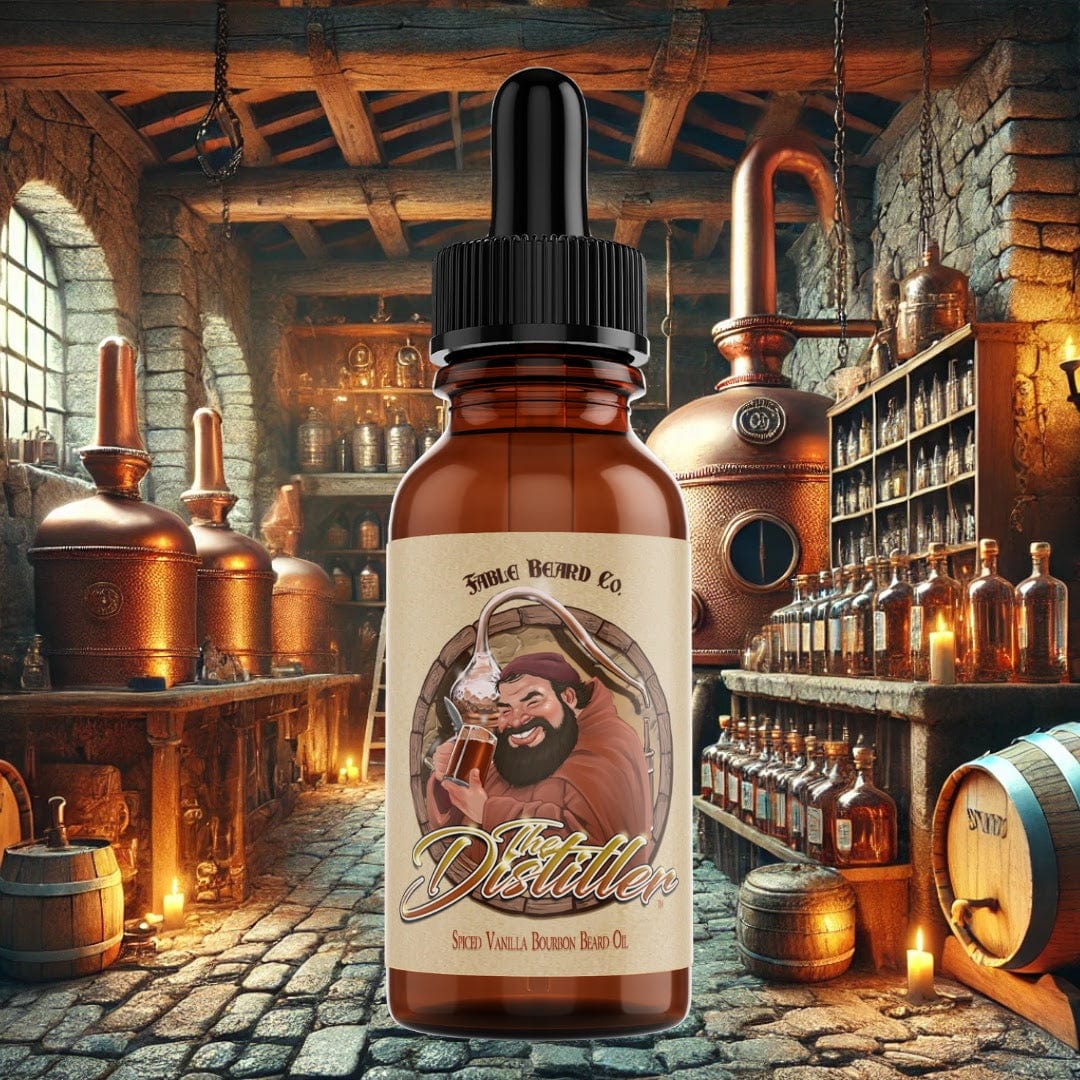 The Distiller - Beard Oil - Mulled Spices, Aged Bourbon, and Deep Barrel Woods