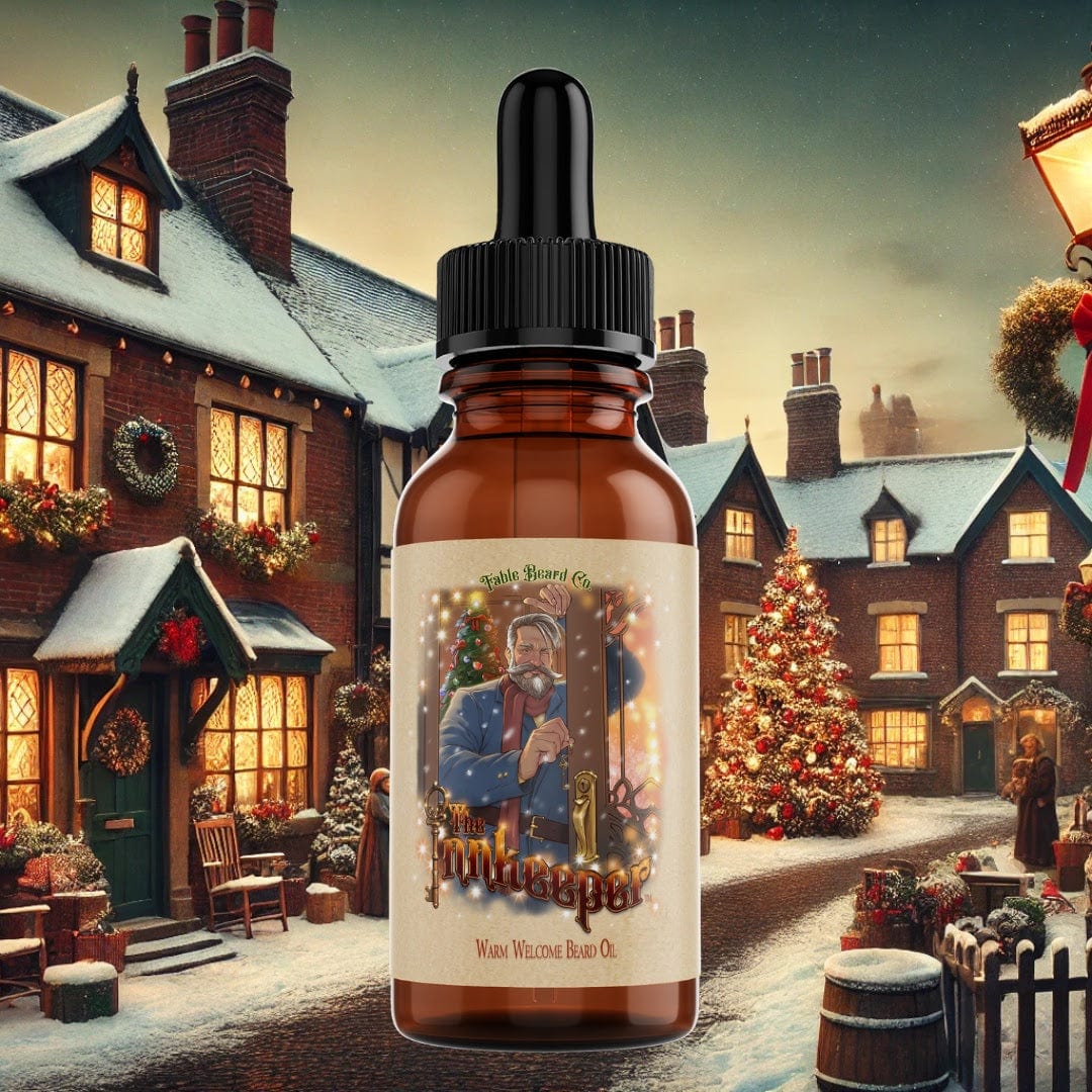 The Innkeeper - Beard Oil - Cranberry Woods, Pine Tree Farm, and Cran-Apple Melody