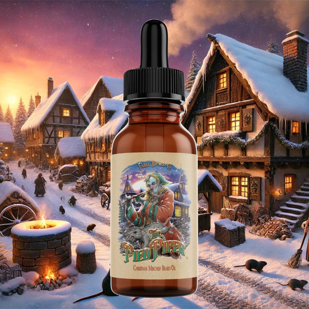 The Pied Piper - Beard Oil - Mashed Sugared Apples, Iced Fir Needles, and Warm Mahogany