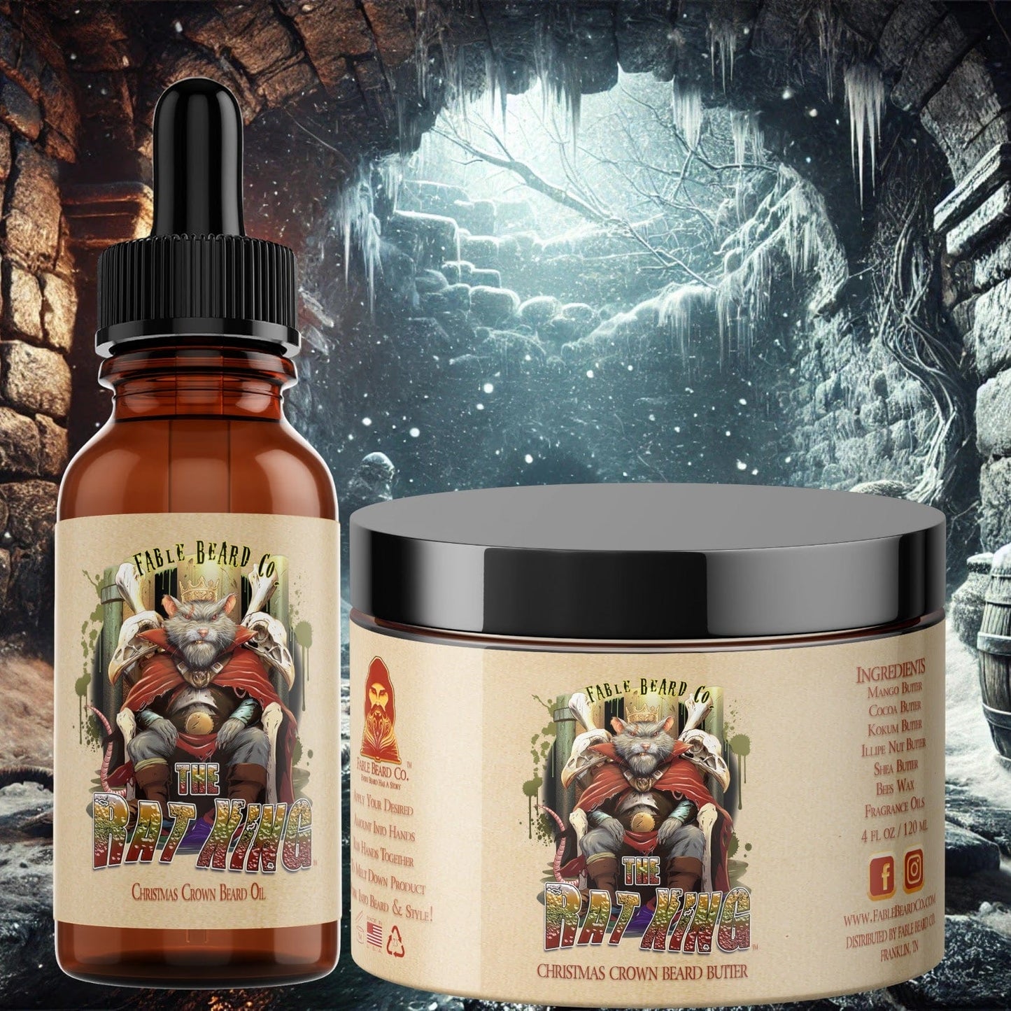 The Rat King - Basic Beard Care Kit