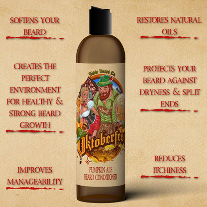 Oktoberfest - Beard Conditioner - Pumpkin Ale, Sweet Potato, German Oak Tree, & Lederhosen Leather