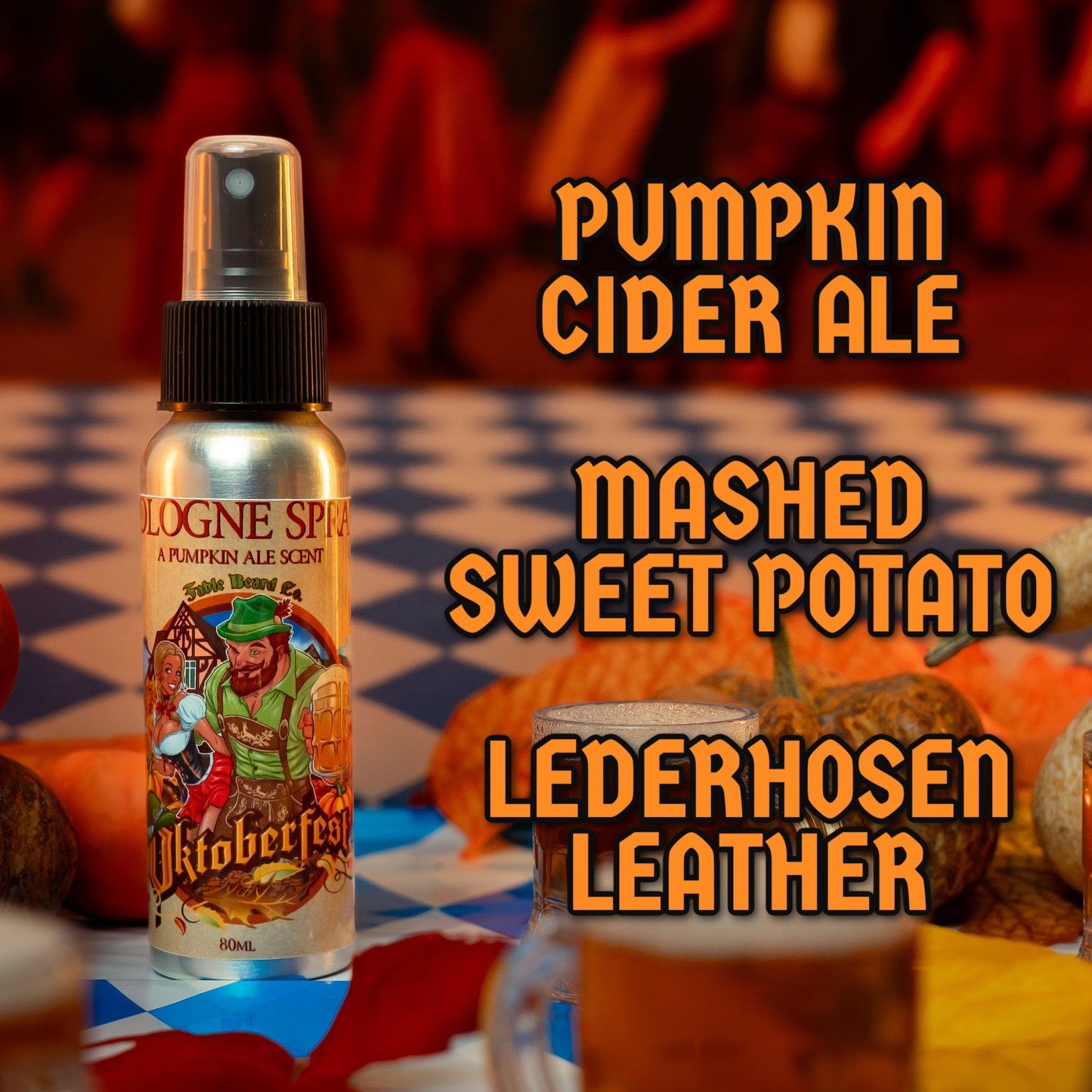 Oktoberfest - Cologne - Pumpkin Ale, Sweet Potato, German Oak Tree, & Lederhosen Leather