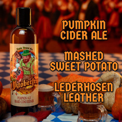 Oktoberfest - Beard Conditioner - Pumpkin Ale, Sweet Potato, German Oak Tree, & Lederhosen Leather