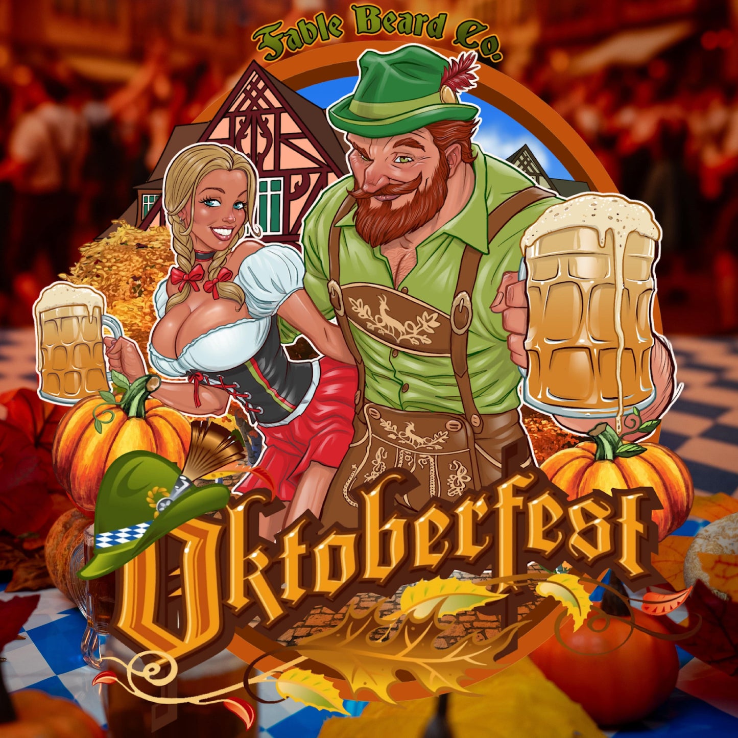 Oktoberfest - Beard Butter - Pumpkin Ale, Sweet Potato, German Oak Tree, & Lederhosen Leather
