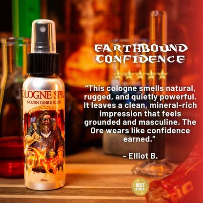 The Ore - Cologne - Grounding Driftwood, Juicy Grapefruit, Earthy Minerals