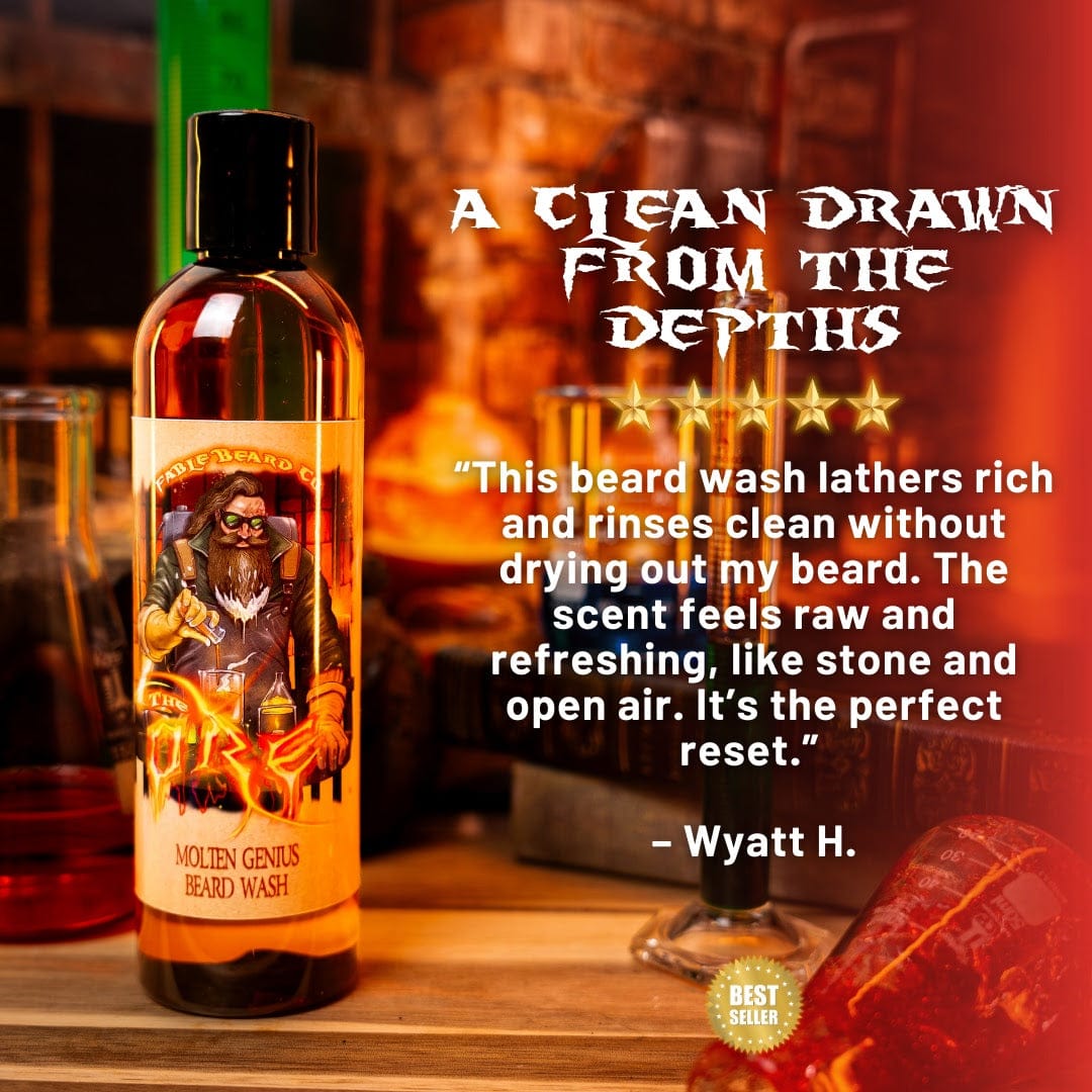 The Ore - Beard Wash - Grounding Driftwood, Juicy Grapefruit, Earthy Minerals
