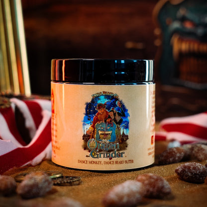 Organ Grinder - Beard Butter - Moonlit Blueberry Jam, Cheesecake Filling, Roasted Almond Praline