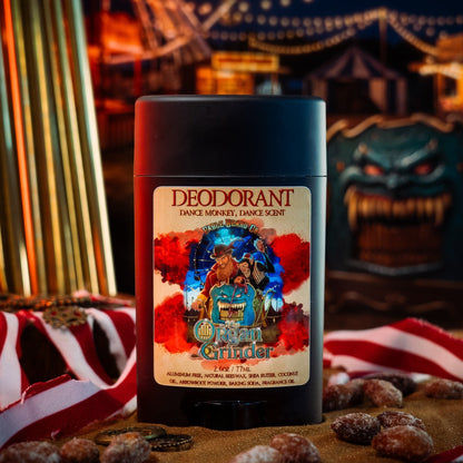 Organ Grinder - Deodorant - Moonlit Blueberry Jam, Cheesecake Filling, Roasted Almond Praline