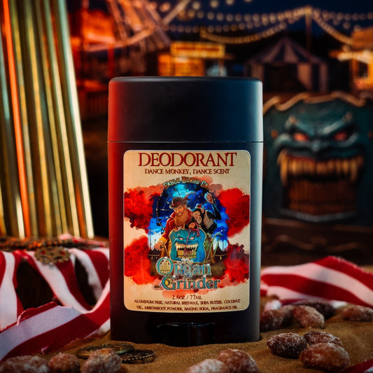 Organ Grinder - Deodorant - Moonlit Blueberry Jam, Cheesecake Filling, Roasted Almond Praline