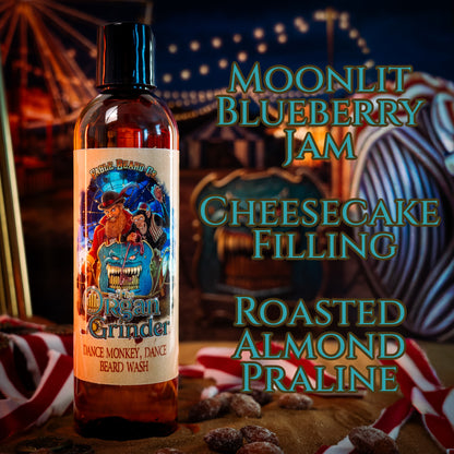 Organ Grinder - Beard Wash - Moonlit Blueberry Jam, Cheesecake Filling, Roasted Almond Praline