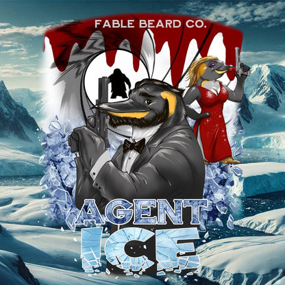 Agent Ice - Beard Oil - Frosted Cologne, Alluring Amber, Peppermint Schnapps, Devious Musk