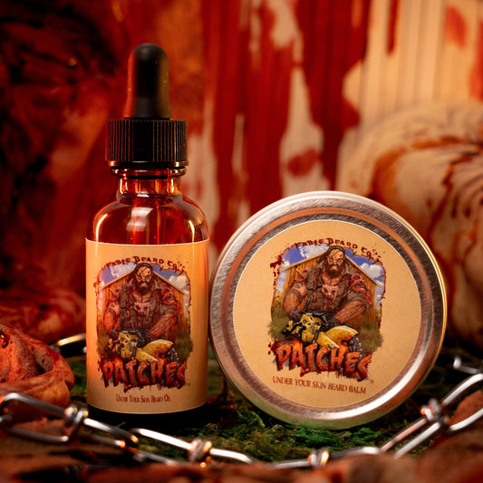 Patches - Beard Oil & Balm Kit - Spiced Pumpkin Puree, Dark Mocha, Burnt Honey Drizzle