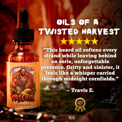 Patches - Beard Oil - Spiced Pumpkin Puree, Dark Mocha, Burnt Honey Drizzle