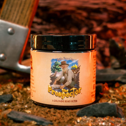 The Prospector - Beard Butter - Glacier Creek Water, Sugar Pine Timber, Frontier Turned Soil