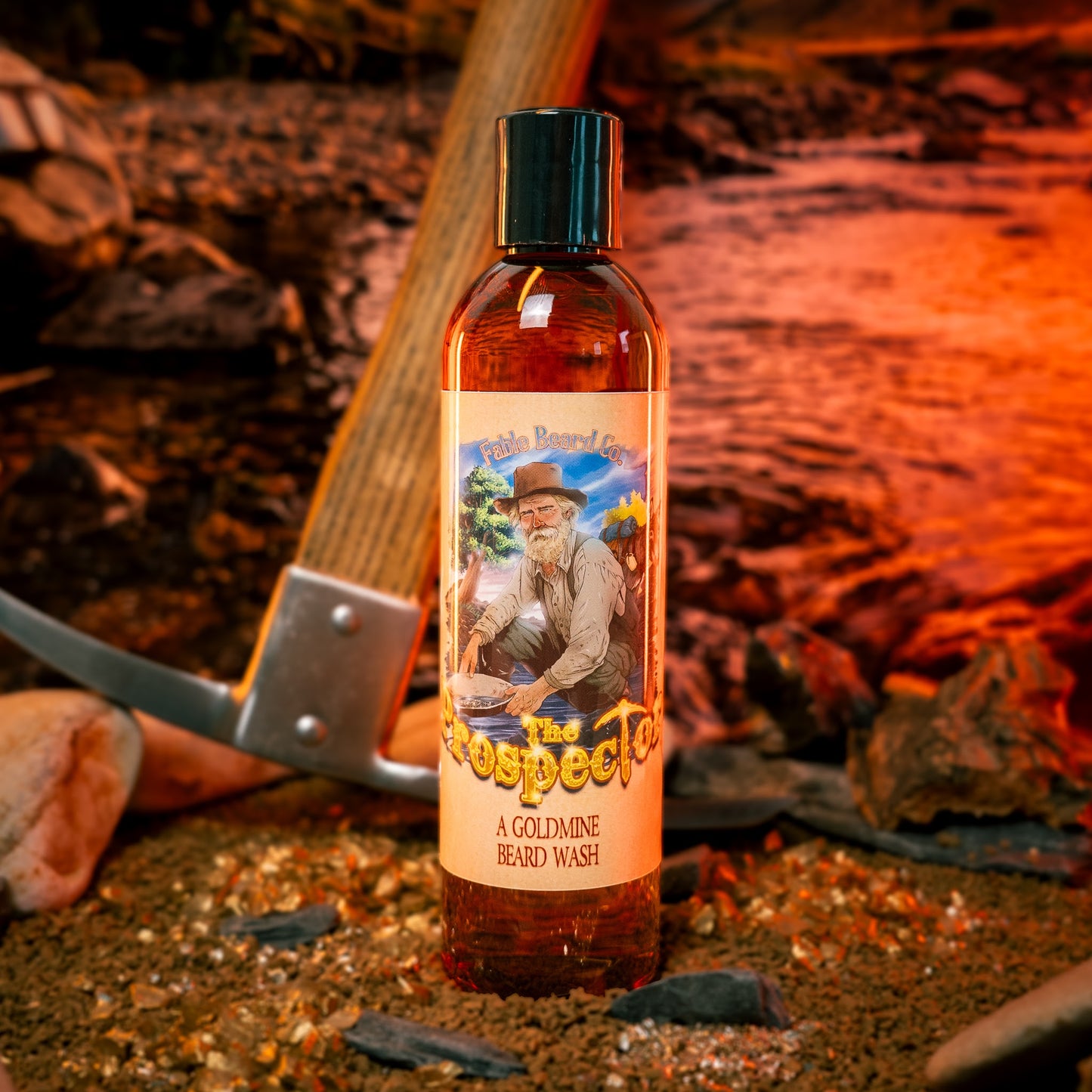 The Prospector - Beard Wash - Glacier Creek Water, Sugar Pine Timber, Frontier Turned Soil