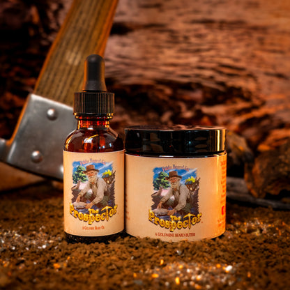 The Prospector - Beard Oil & Butter Kit - Glacier Creek Water, Sugar Pine Timber, Frontier Turned Soil